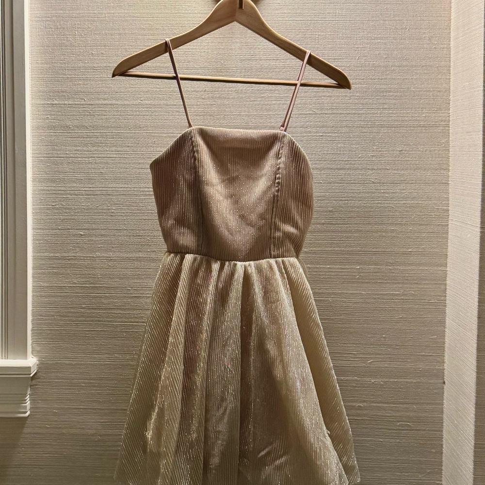 Elegant Cream Kids Formal Dress